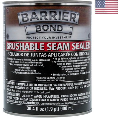 Barrier Bond Brushable Seam Sealer - Quart Can with 30.4 Fluid Ounces - Autom...
