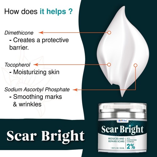 Scar Removal Cream - Rapid Repair of New & Old Scars, Acne Spots, Burns - Picture 13 of 14