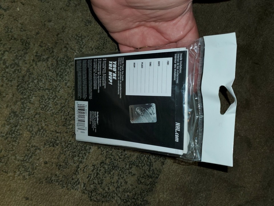 New York Rangers NHL Pro Hockey Sports Party Invitations & Thank You