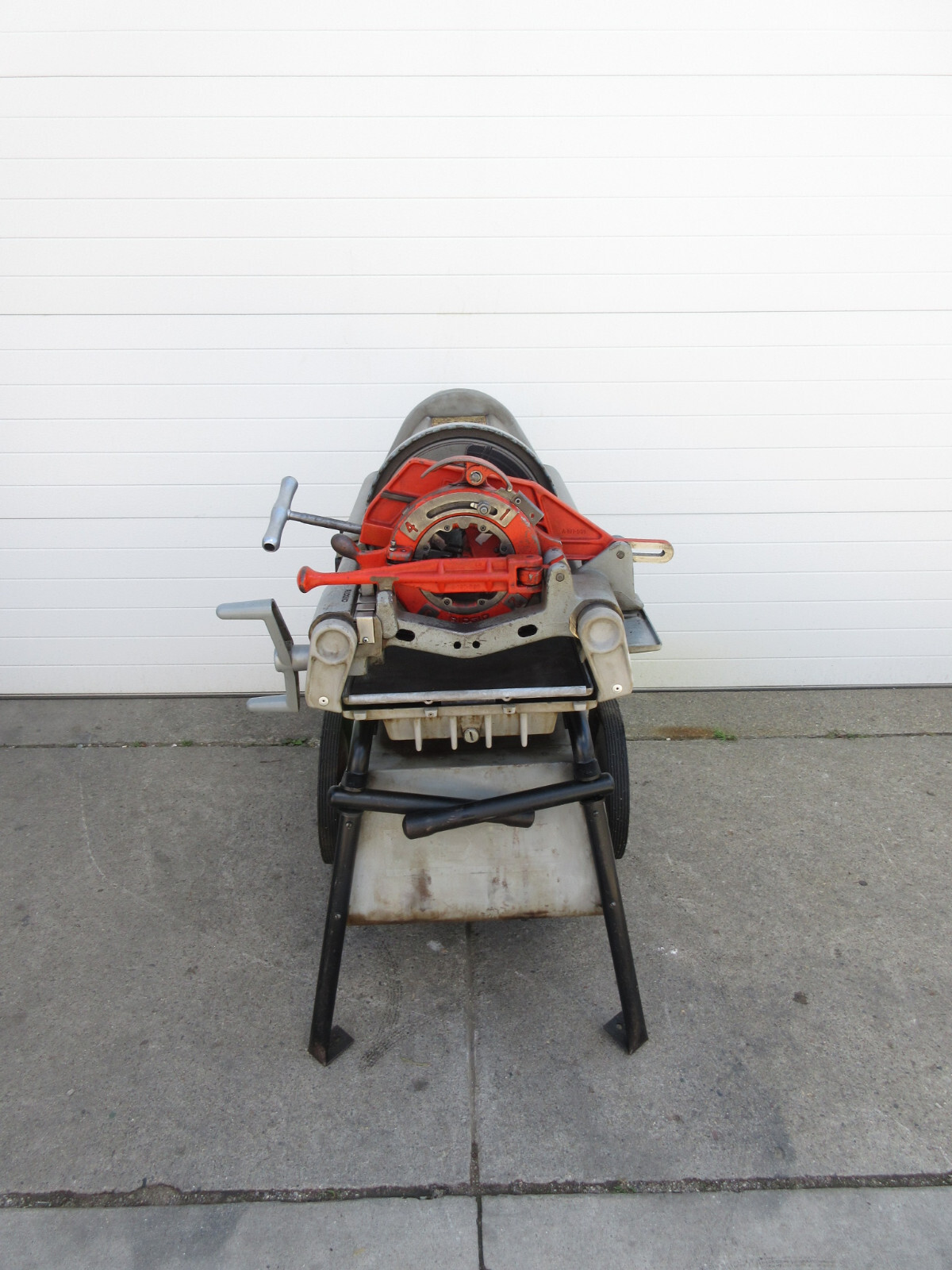 Ridgid 1224 Power Pipe Threader Threading Machine 1/2" 4" w/ Cart & 2