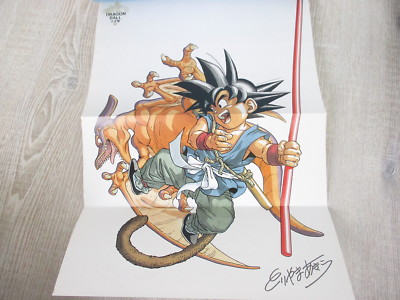 DRAGON BALL DAIZENSHU 1 w/Poster AKIRA TORIYAMA Art Works Fan Book