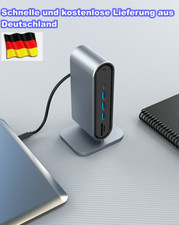 Docking stehend 12 in 1 Multiport 4K HDMI kompatibel für Type-USB-C Adapter