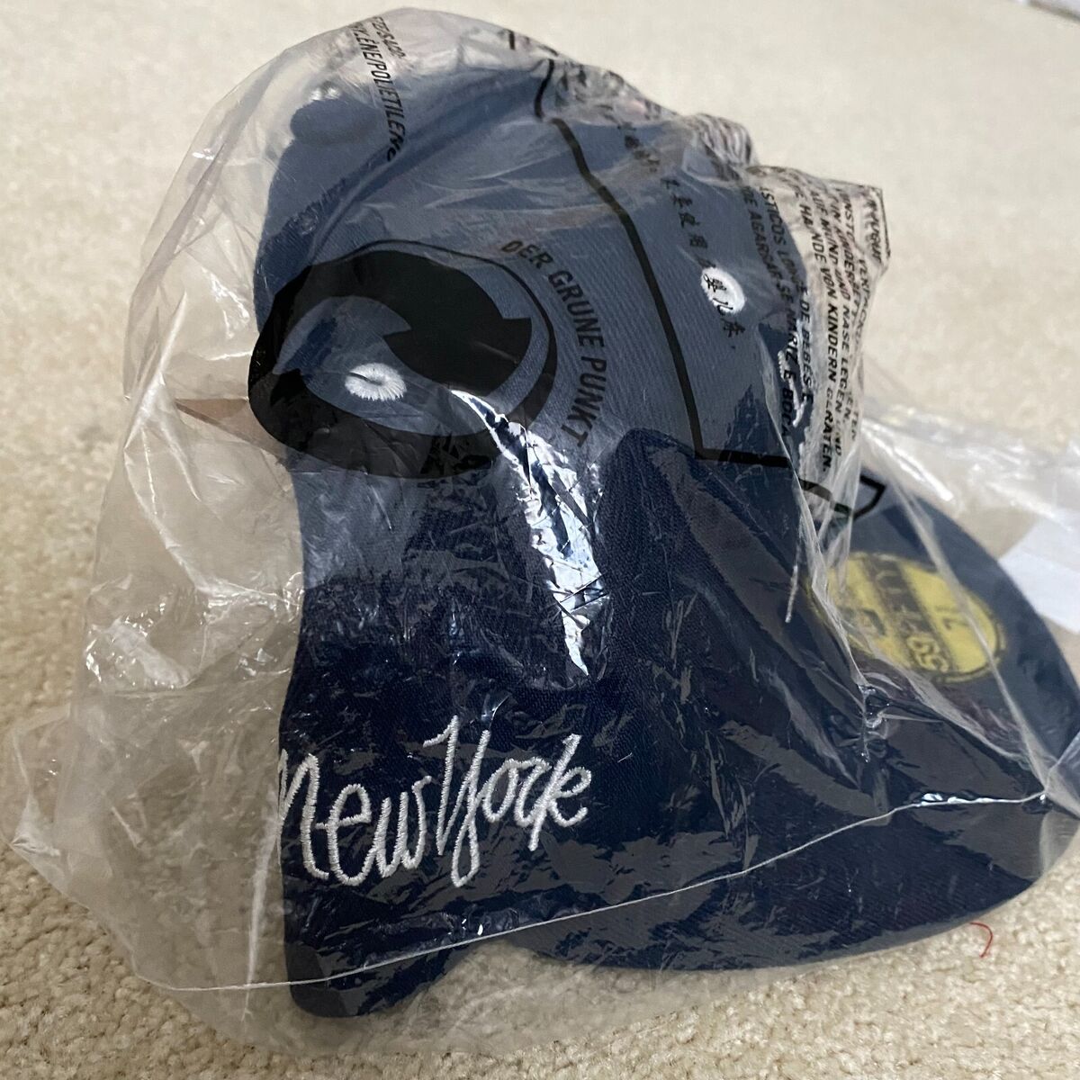 Stussy NYC Chapter New Era New York Navy Fitted Cap Hat 7 5 Stussy NYC Chapter New Era New York Navy Fitted Cap Hat 7 5