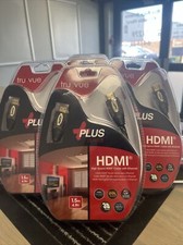 Tru Vue Plus Series 1.5m HDMI Cable With Ethernet - Ref 08010497