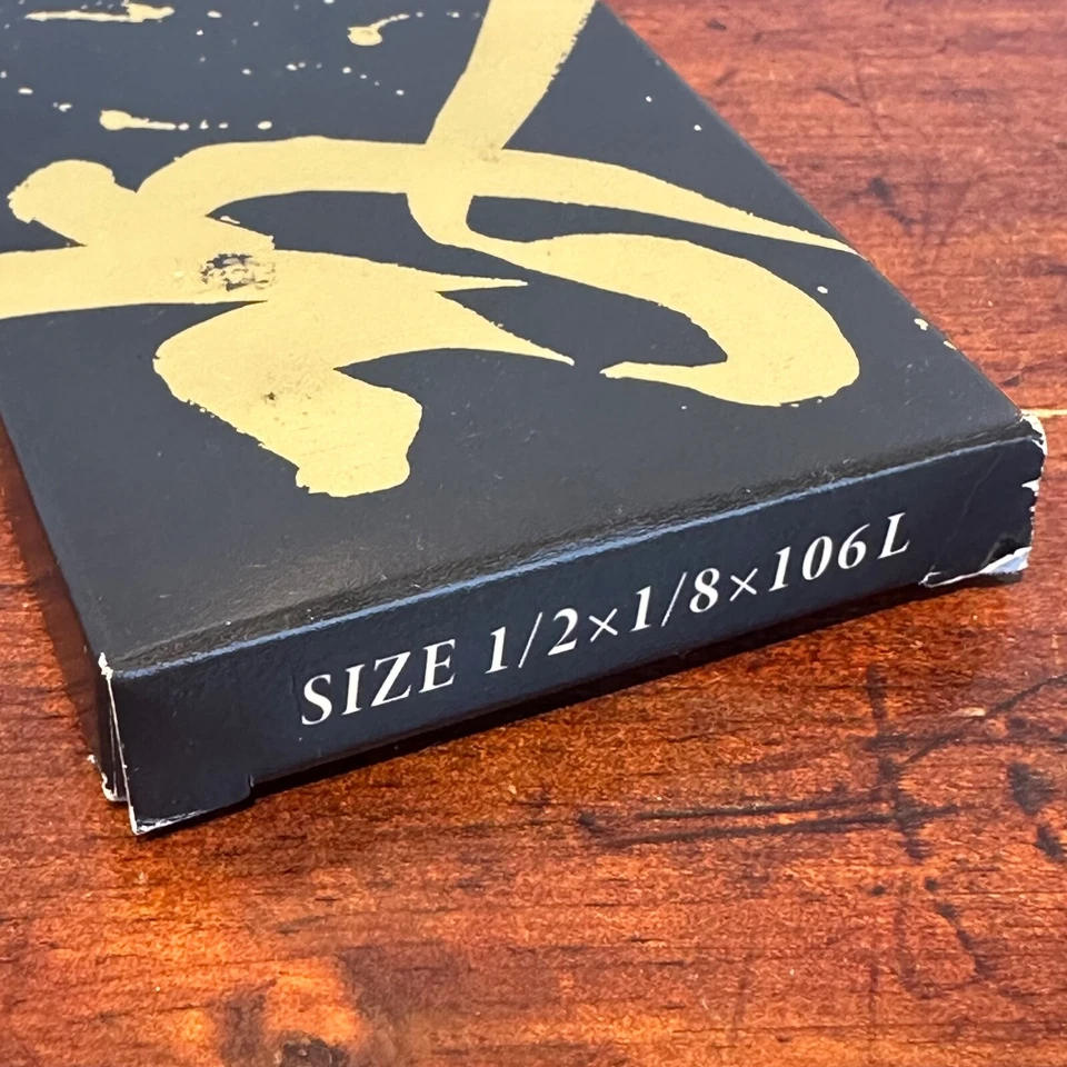 Cadena de bicicleta de pista Izumi KAI súper dura - gris/plateada - estándar 1/8" NJS Foto 2 de 4