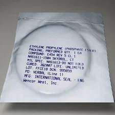 NAS1611-150A Skydrol O-Ring  Shelf Life Unlimited Certificate of Conformance