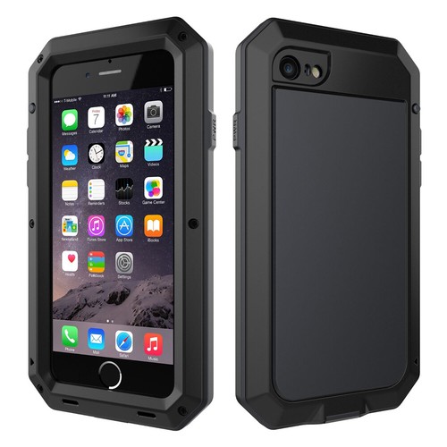 For iPhone 7 8 11 12 13 14 15 16 Full Body Impact Metal Case w/ Screen Protector - 第 16/28 張圖片
