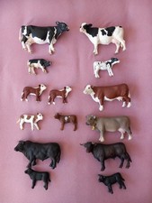 2 Tiere, Schleich ,Kuh, Bulle, Kalb, Urlaub, Ostern,##