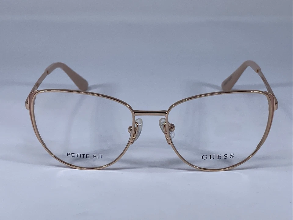 Marco de gafas pequeñas para mujer GUESS GU2904 074 NOS dorado/rosa 50-16-140 Foto 2 de 4