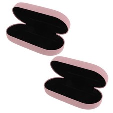 2 Pcs Portable Glasses Protector Storage Box Eyewear Case Holder