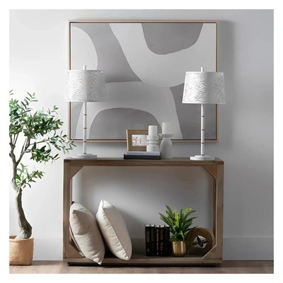 Lupus of Maple Ridge Table Lamps (2-Pack), White, Coastal