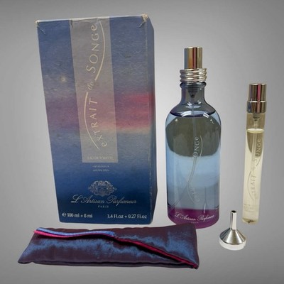 Rare HTF L Artisan Extrait De Songe EDT 3.4 + 0.27 Fl Oz New in Original Box
