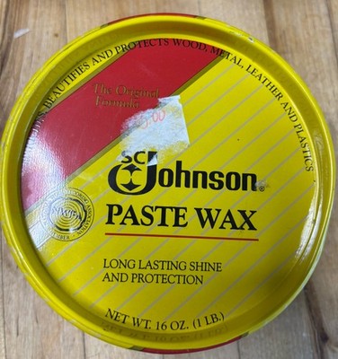 SC Johnson Paste Wax Original Recipe 100% Full