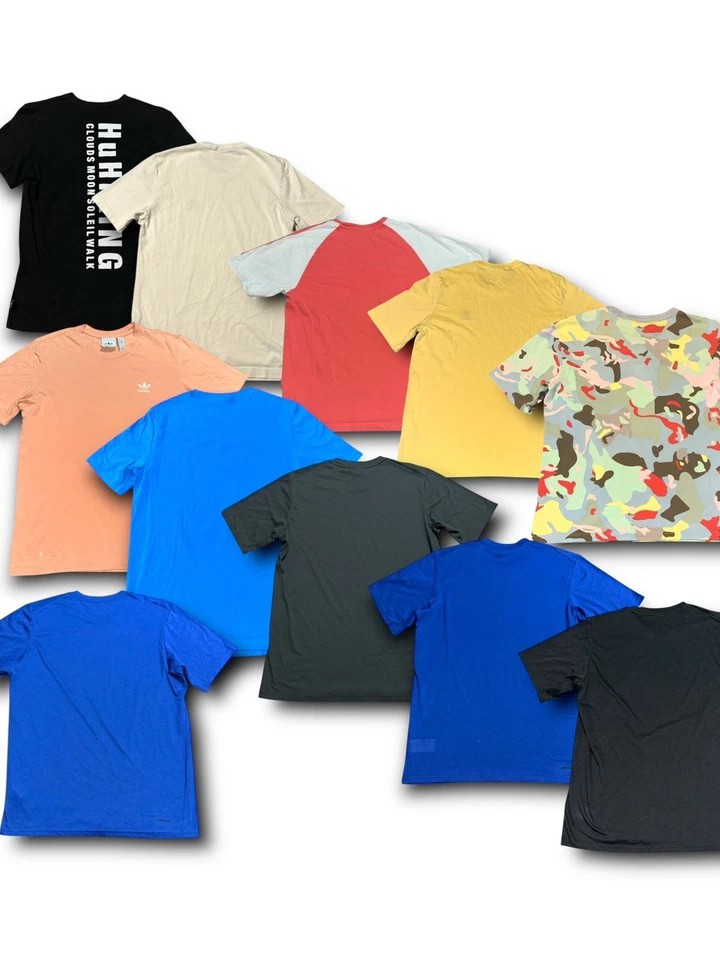 Adidas Originales Trifolio 3 Rayas Camiseta Paquete Hombre’s Pequeño/Mediano Lote de 11 Foto 3 de 4