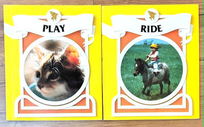 1986 Macmillan Reading Express Ride & Play  School Reader Arnold  Smith Lot of 2
