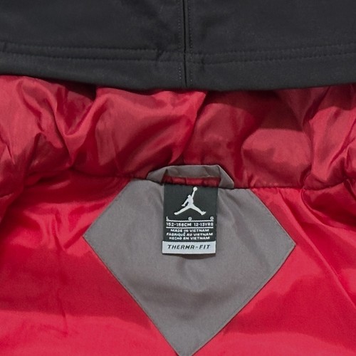 Air Jordan Hoodie Puffer Vest Jacket Boys Sz Large 12-13 Jumpman Streetwear Y2K - Picture 7 of 12