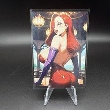 Jessica Rabbit Holographic Anime Collectible Trading Card