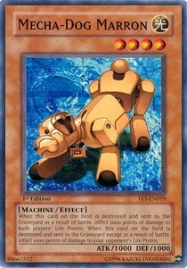 YuGiOh Mecha-Dog Marron FET-EN019 Common Englisch Excellent unl.