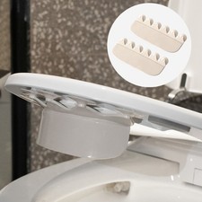 Versatile Toilet Seat Urine Guard Splash Protectors PVC Hygienic Bathroom