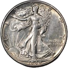 1940-P Philadelphia Walking Liberty Half Dollar 50C Uncirculated Cleaned UNC