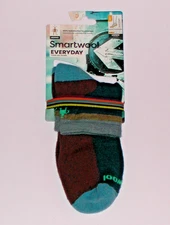 SmartWool Everyday Best Friend Ankle Boot Socks Women's Large NWT Deep Marlin