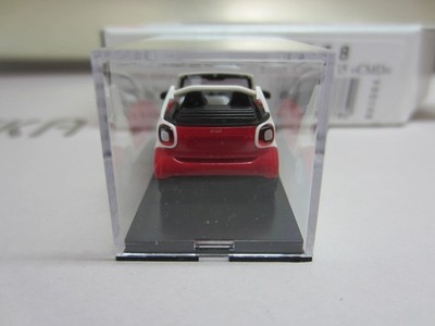 BUSCH 50778 SMART FORTWO CABRIO 2015 in RED - model is PLASTIC