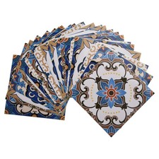 for TILE Stickers 24pcs/Set Vintage/Retro Waterproof 10*10cm Kitchen Decor