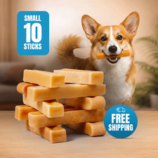 10 pcs Yak Chews for Small dogs, Healthy and Gluten Free Dog Treats