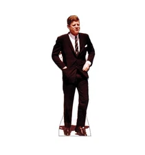 JFK Life Size Cardboard Cutout Standup - President John F. Kennedy Display