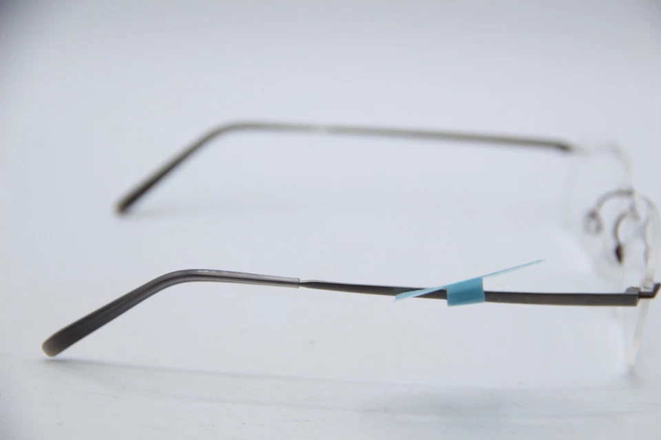 NEW CHARMANT TITANIUM PERFECTION CH10972 BURGUNDY GREY EYEGLASSES 53-18 - Image 4 of 4