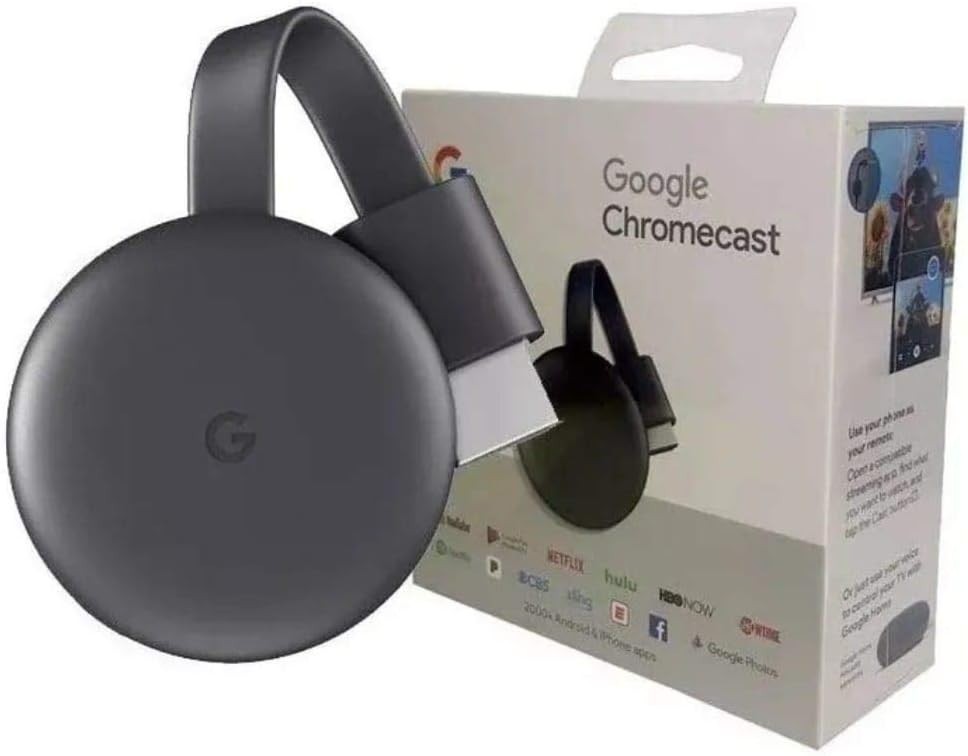 Google Chromecast (3rd Generation) - Charcoal for sale