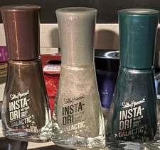 Sally Hansen Insta Dri Galactic Nail polish Lot Of 3