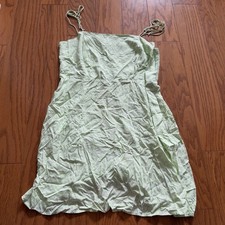 Women's Old Navy Green Floral Dress XL Extra Large Pockets