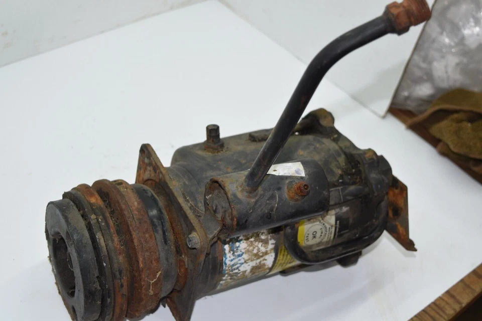 Jaguar XJS 1988 V12 unidad de compresor de aire acondicionado con polea de embrague 13056 Foto 4 de 4