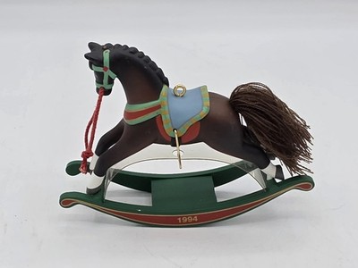 Vintage Hallmark Rocking Hirse Christmas Ornament 1994