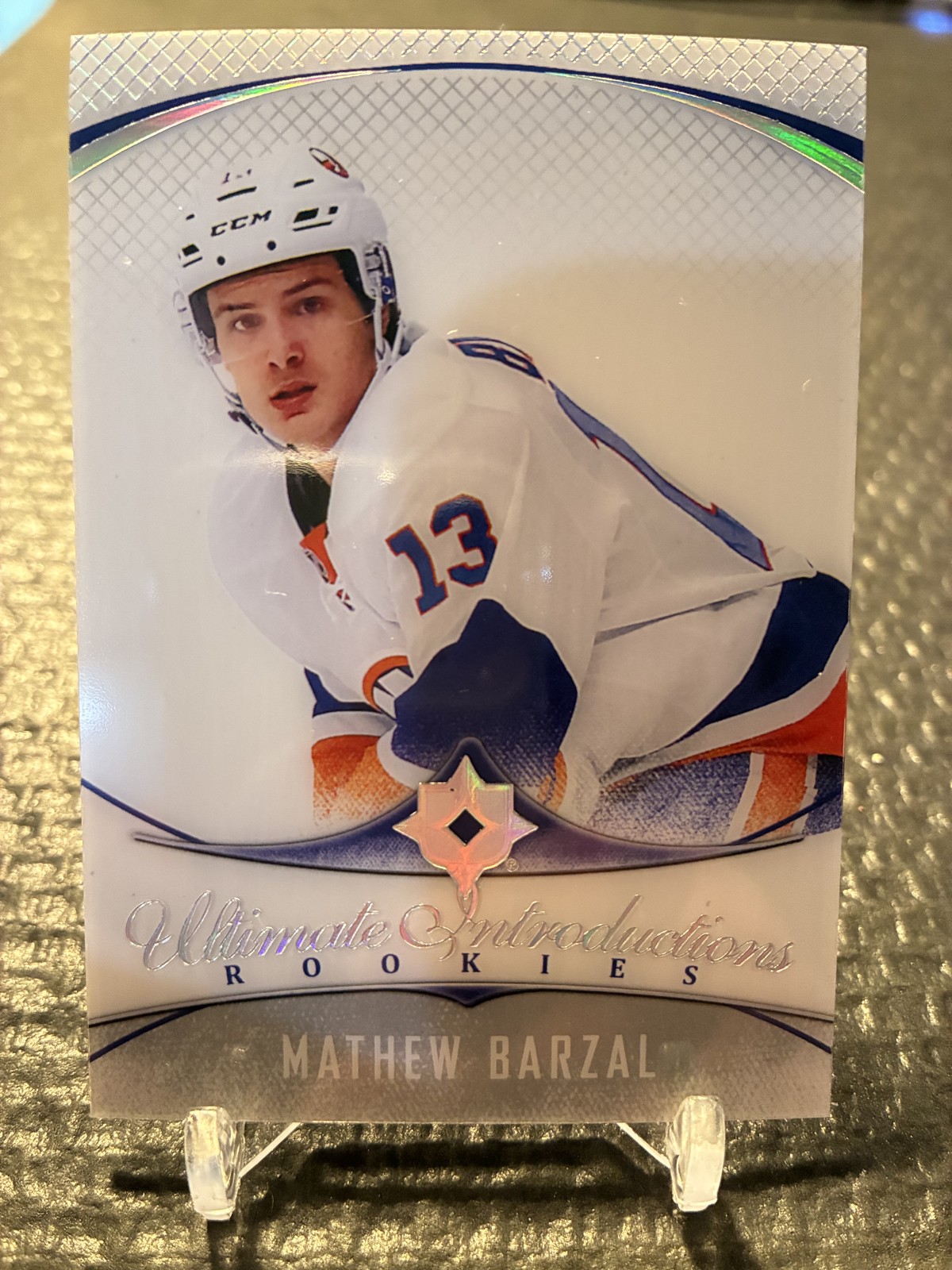 2016-17 UD Ultimate Collection - Ultimate Introductions Mathew Barzal #71 (RC)
