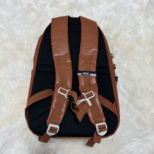 Auténtico Raro DC Shoe Co EE. UU. Y2K Cuero Patín Ropa de Calle Hombres Mochila - Imagen 20 de 23