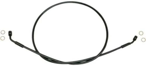 Kit de línea de freno delantera Magnum XR recubierta negra de acero inoxidable para accesorios negros - 42 pulgadas  Foto 2 de 4