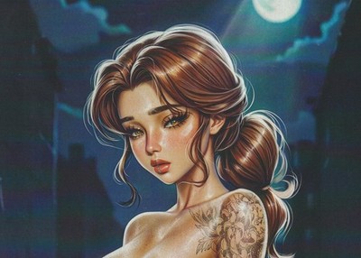 Soto Studios April O'Neil TMNT Nighttime Diva Vu Nude FOIL Virgin Variant NM+