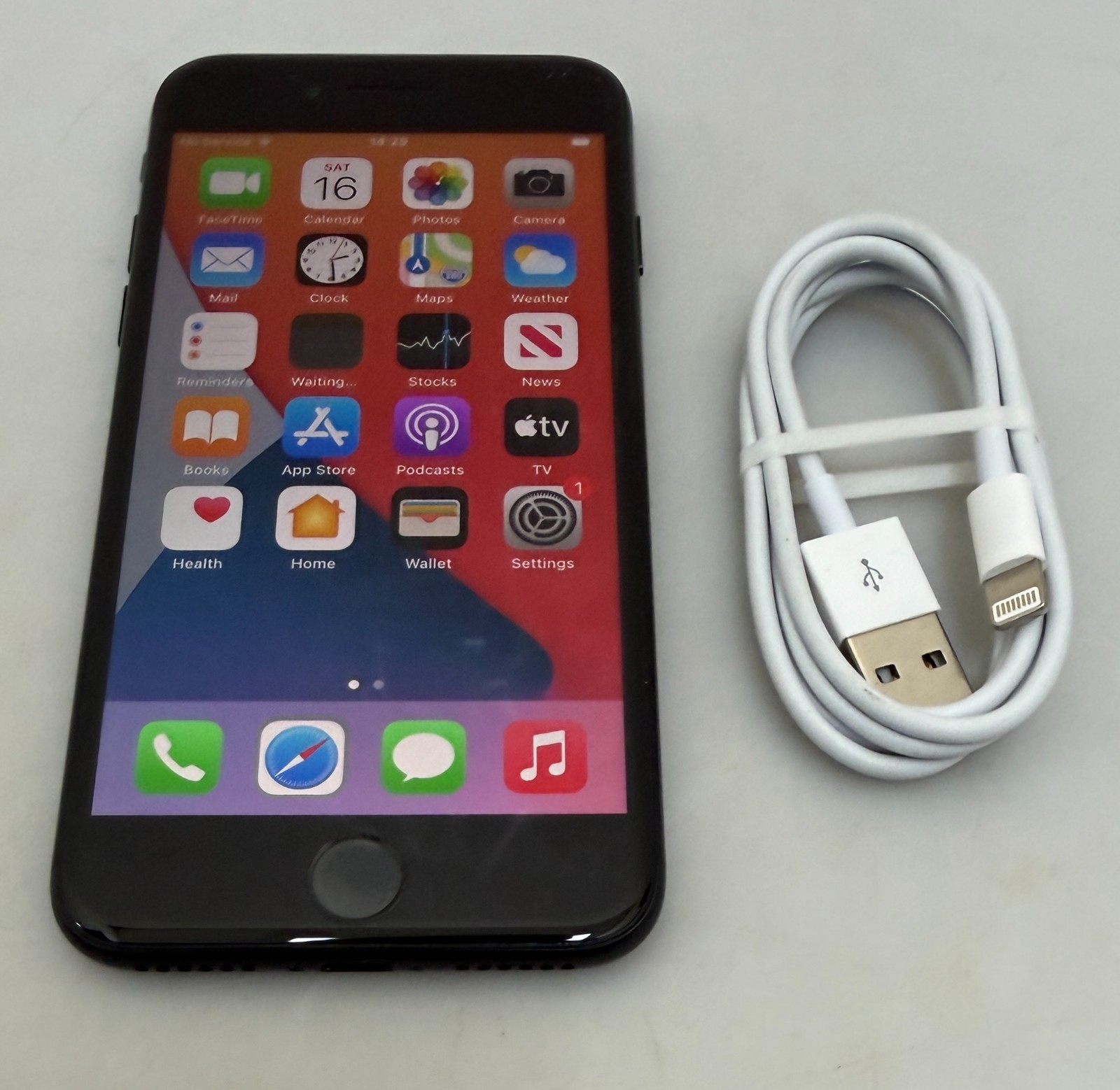 Apple iPhone 7 Black Unlocked 32GB 4.7"" Compact Light Smartphone Works Perfect P