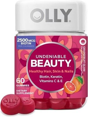 60 Gomitas Para El Cabello Piel Uñas De Mujeres Con Biotina Vitamina C Queratina