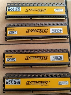 Ballistix DDR3 RAM 16GB 4x4GB