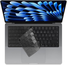 Keyboard Cover Skin for 2025-2022 Macbook Air 13.6"/15.3"  Pro 14"/16" Tinted