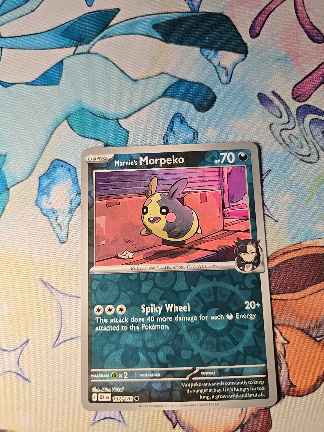 Marnie's Morpeko 137/182 Sv10: Destined Rivals Reverse Holo