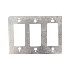 WIREMOLD LEGRAND RFB119-3GFI GFI RECEPTACLE DEVICE PLATE, 3-GANG