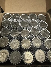 Kennedy Half Dollar Roll 20 Coins, Sealed Unsearched Bank Rolls! $10 FV NEW YORK