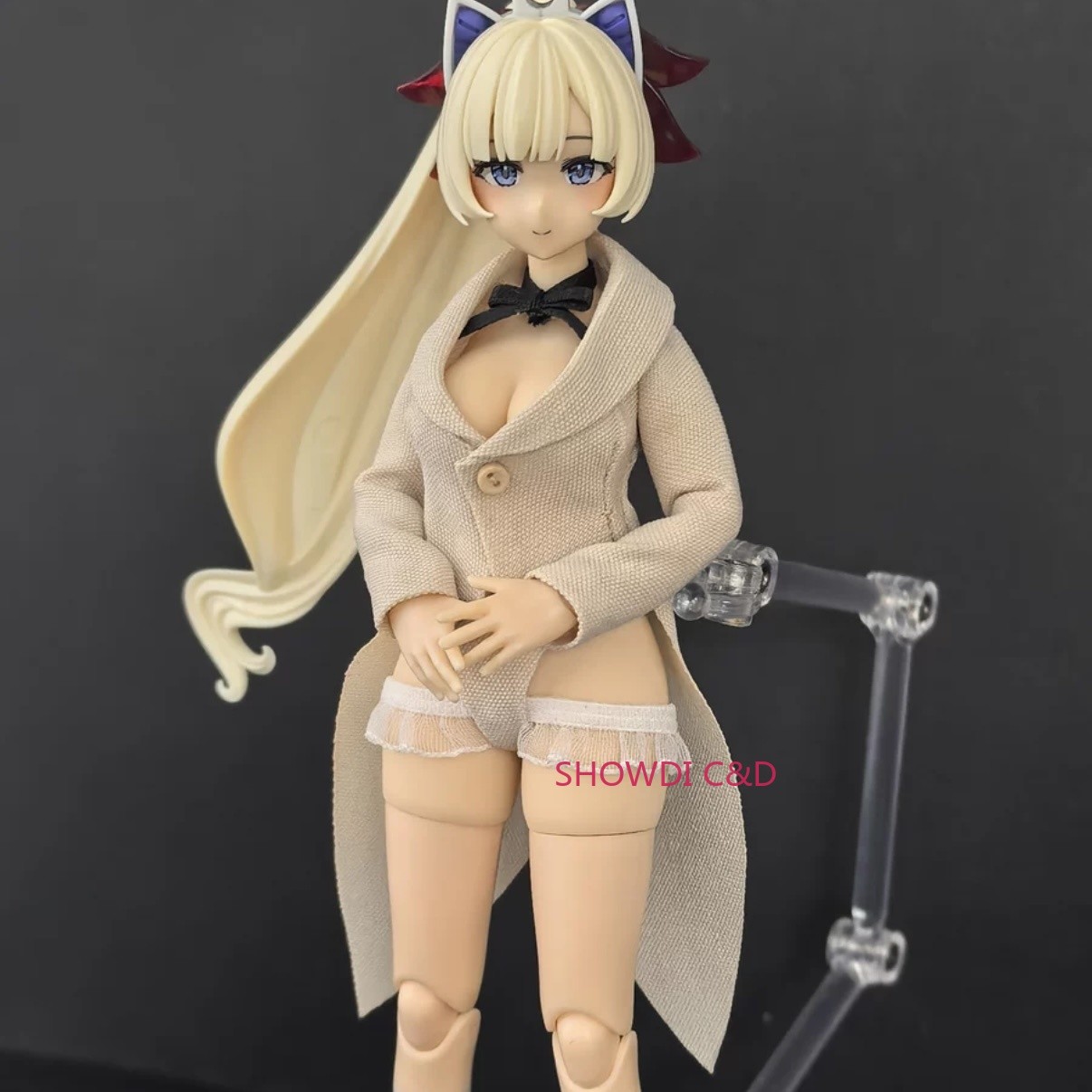 1/12 Female High-slit Suit Clothes Set For 6''Snail Shell Eileen Action Figure