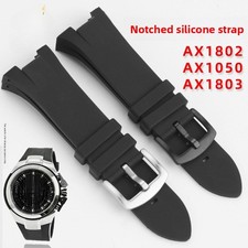 Correa de reloj de silicona para hombre Armani AX1803/AX1802/AX1050 31*14 mm