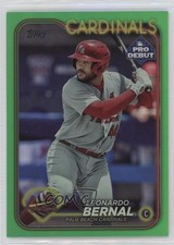 2024 Topps Pro Debut Green Foil 10/99 Leonardo Bernal #PD-164 0lu0