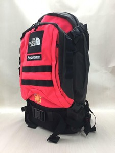north face supreme backpack red